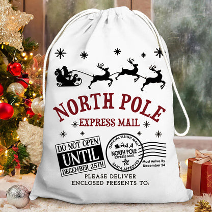 Non Custom Sack - Hold All Your Presents in the Christmas Party - North Pole Delivery Bag