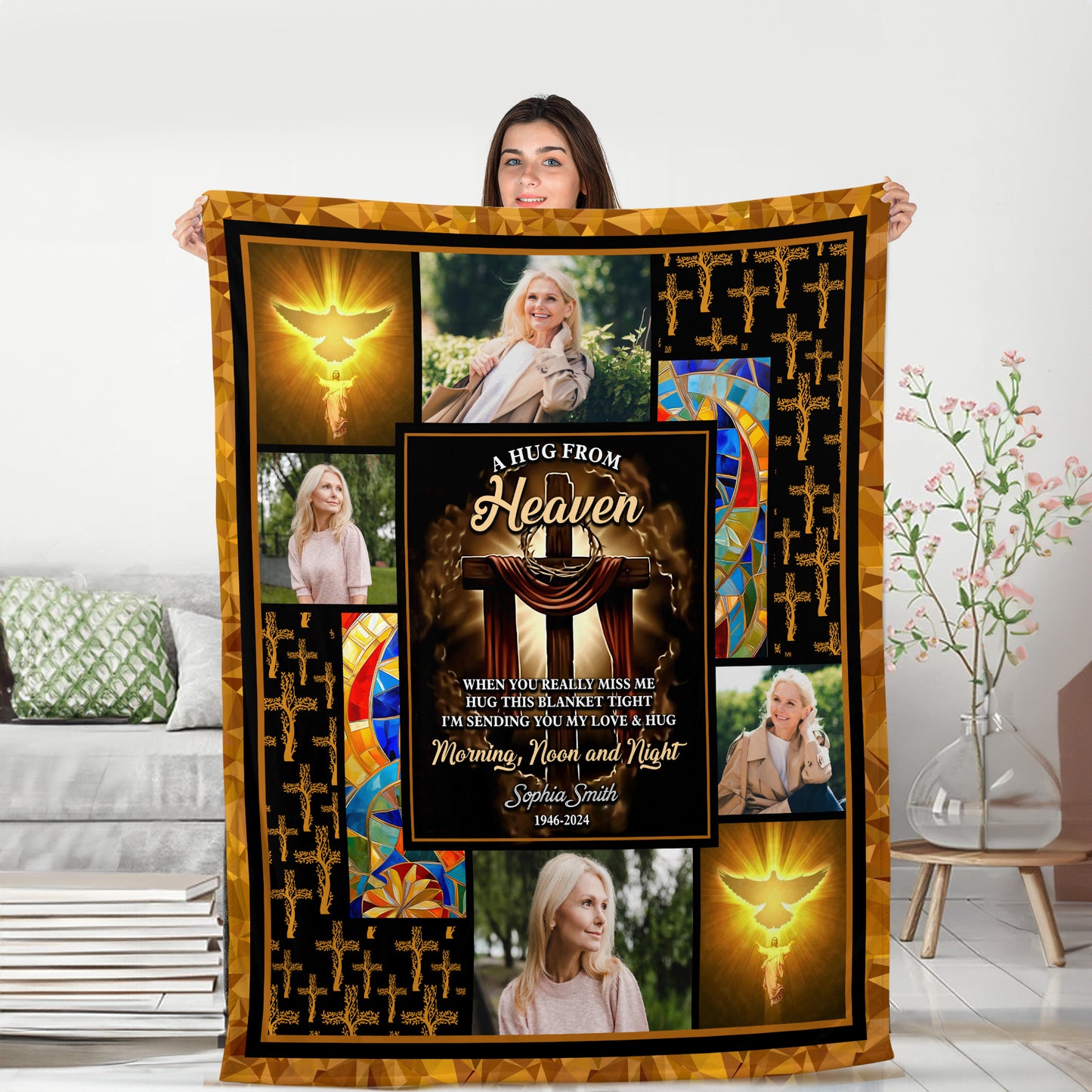 That Is Who You Are Photo Blanket Memorial - Remembrance Gift - Memorial Personalized Custom Blanket - Christmas Gift, Sympathy Gift