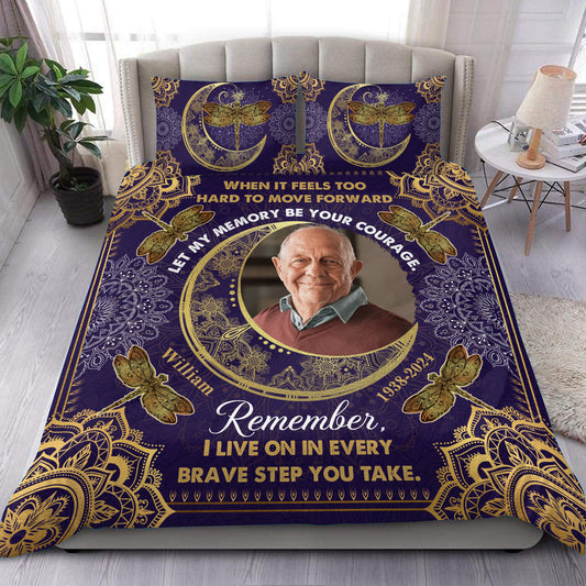 Every Brave Step You Take. Personalized Custom Bedding Set - Christmas Gift, Sympathy Gift