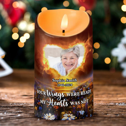 My Favorite Hello Custom Memorial Candle - Personalized Flameless LED Candle