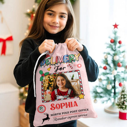 Christmas Wishes Bag Delivery For You - Christmas Gifts - Personalized Christmas Sack - Custom Christmas Bag