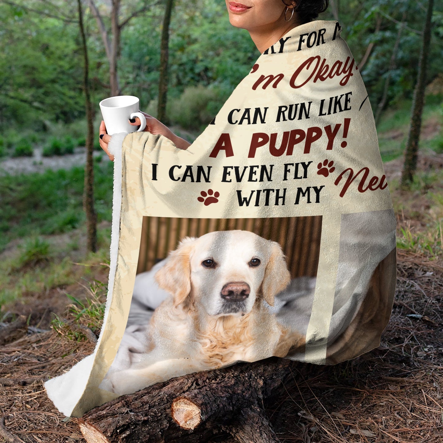 Don't Cry For Me - Memorial Personalized Custom Blanket - Christmas Gift, Sympathy Gift For Pet Owners, Pet Lovers