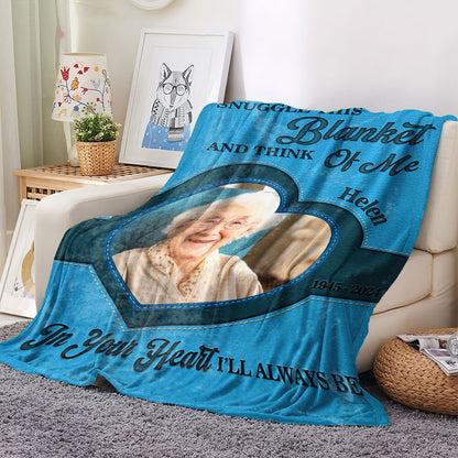 Memorial Dog Loss - Memorial Personalized Custom Blanket - Christmas Gift, Sympathy Gift