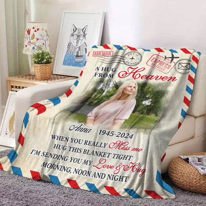 Filled With Memories Letter Blanket Memorial - Remembrance Gift - Memorial Personalized Custom Blanket - Christmas Gift, Sympathy Gift