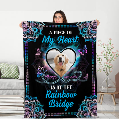 Angels Don't Always Have Wings Blanket Pet Memorial - Remembrance Gift - Memorial Personalized Custom Blanket - Christmas Gift, Sympathy Gift