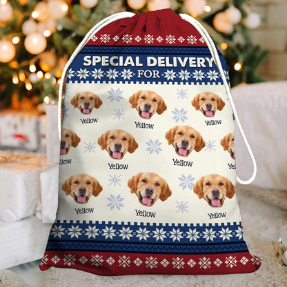 Funny Custom Face Christmas Bag Custom Photo - Christmas Family Gift - Personalized Christmas Sack - Custom Christmas Bag