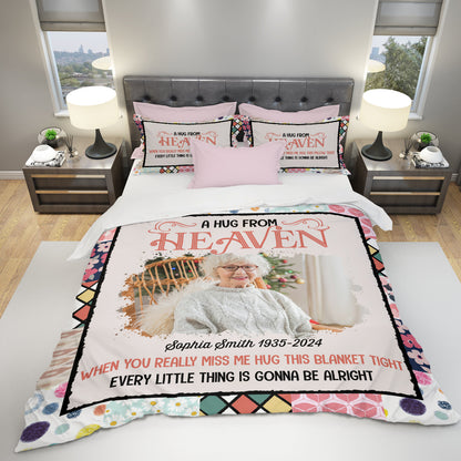 Hug Me Personalized Custom Bedding Set - Christmas Gift, Sympathy Gift