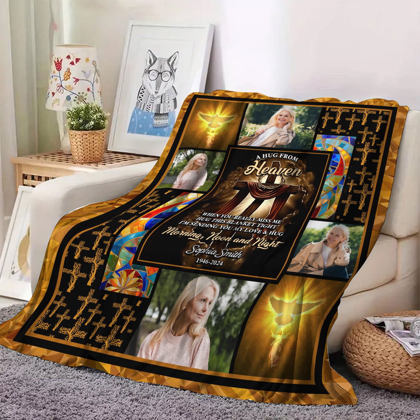 That Is Who You Are Photo Blanket Memorial - Remembrance Gift - Memorial Personalized Custom Blanket - Christmas Gift, Sympathy Gift