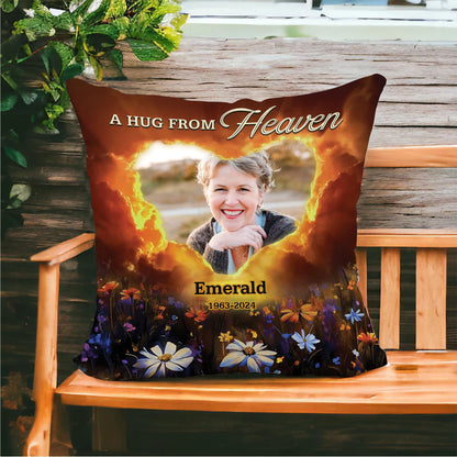 A Heart From Heaven - Personalized Custom Throw Pillow