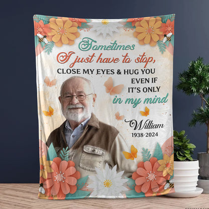 3D Flowers In Loving Memory Remembrance Gift - Memorial Personalized Custom Blanket - Christmas Gift, Sympathy Gift