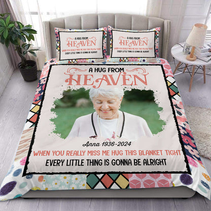 Hug Me Personalized Custom Bedding Set - Christmas Gift, Sympathy Gift