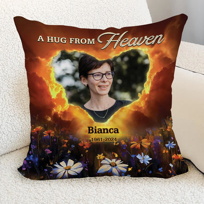 A Heart From Heaven - Personalized Custom Throw Pillow