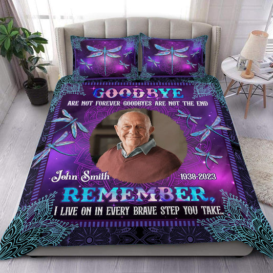 Goodbye Are Not Forever . Personalized Custom Bedding Set - Christmas Gift, Sympathy Gift