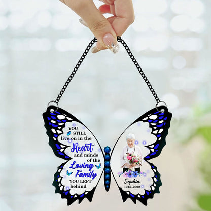 You Are Near Haning Door - Memorial Hanging Door Acrylic - Personalized Custom Shape Window Hanging Acrylic